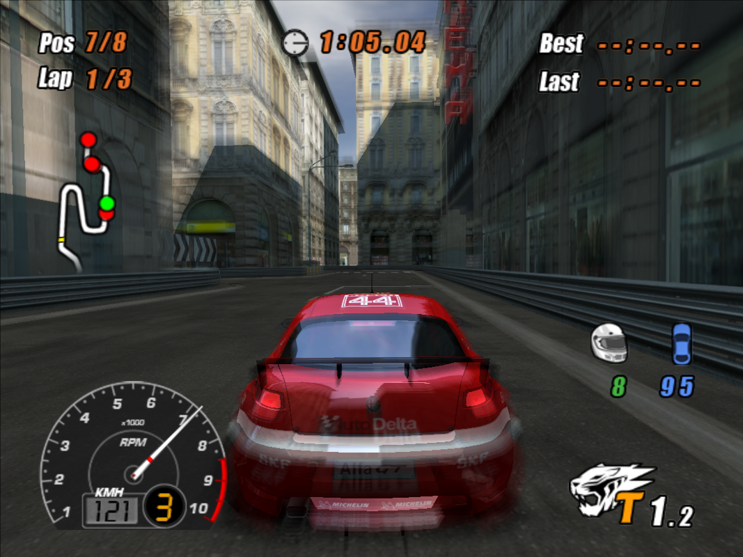 Alfa Romeo Racing Italiano screenshot 5 for Playstation 2